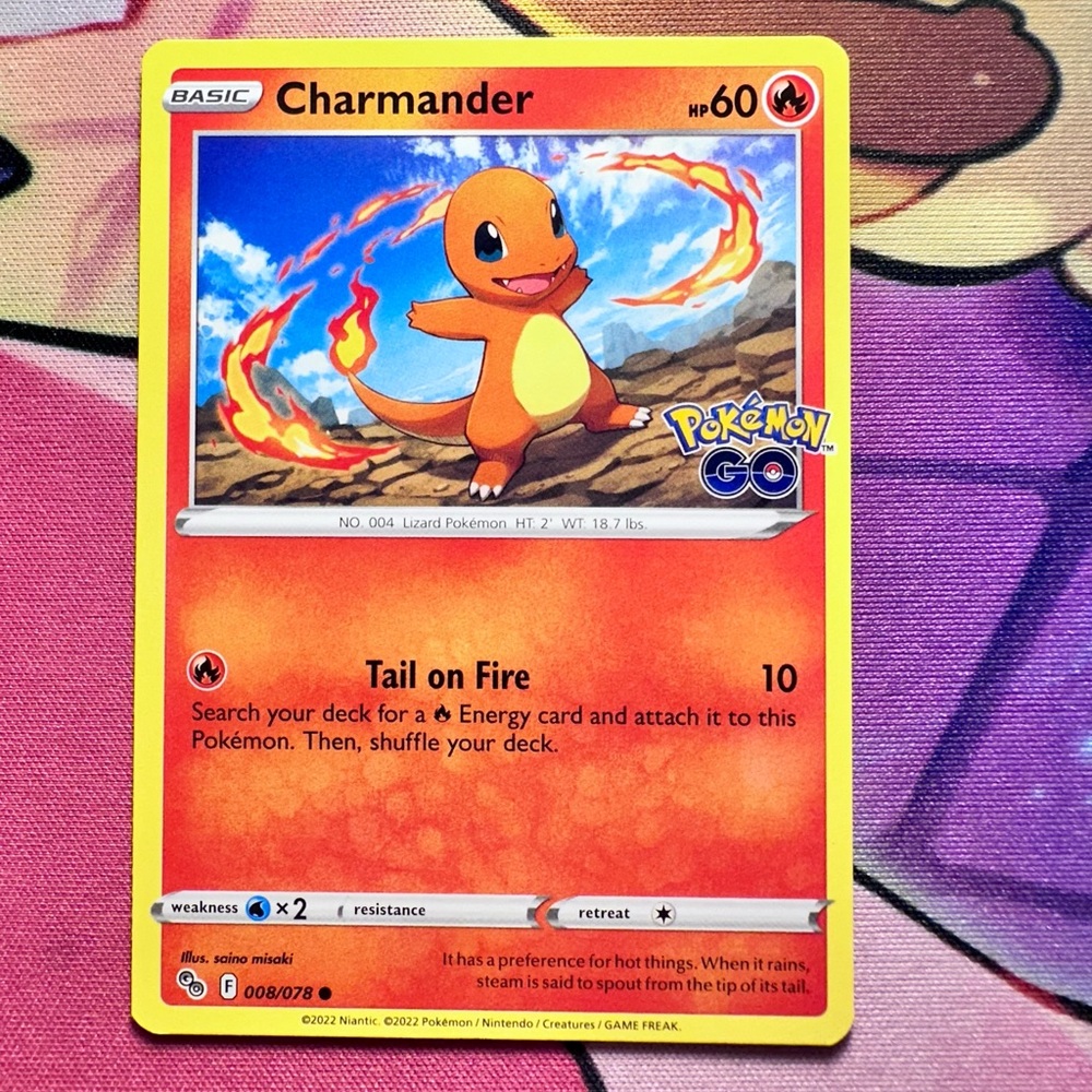 charmander (008/078) - common — pokémon: pokemon go